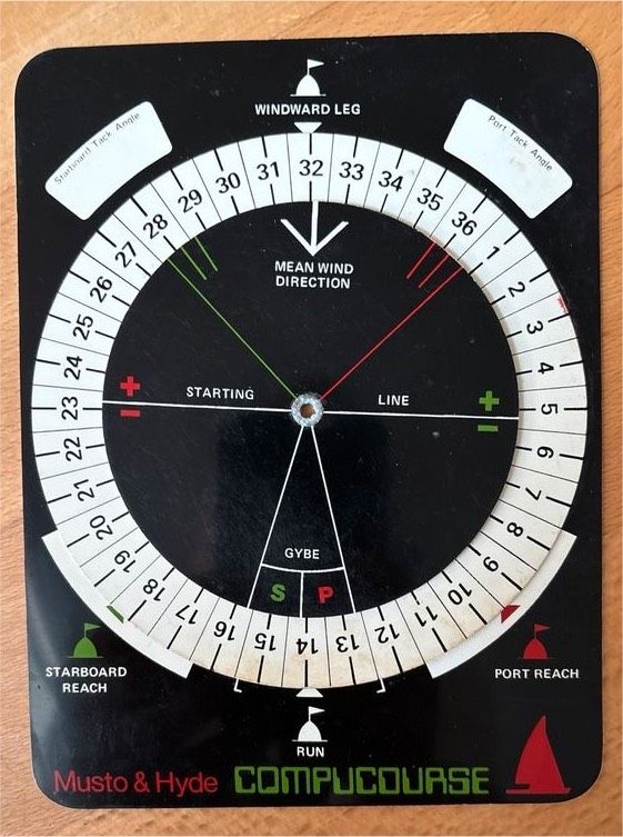 Compucourse Regatta Taktikscheibe Musto&Hyde in Filderstadt
