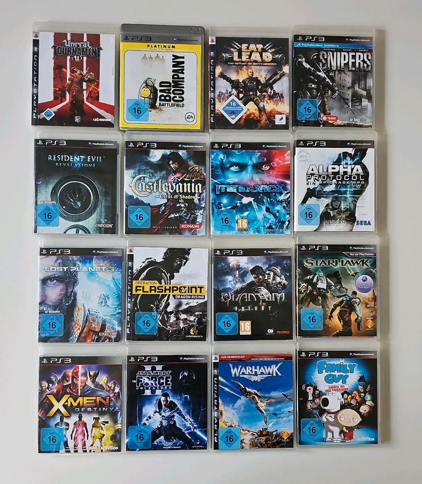 Sony PlayStation 3 Spiele USK ab 16 Paket Shooter Comic Resident in Kreuztal