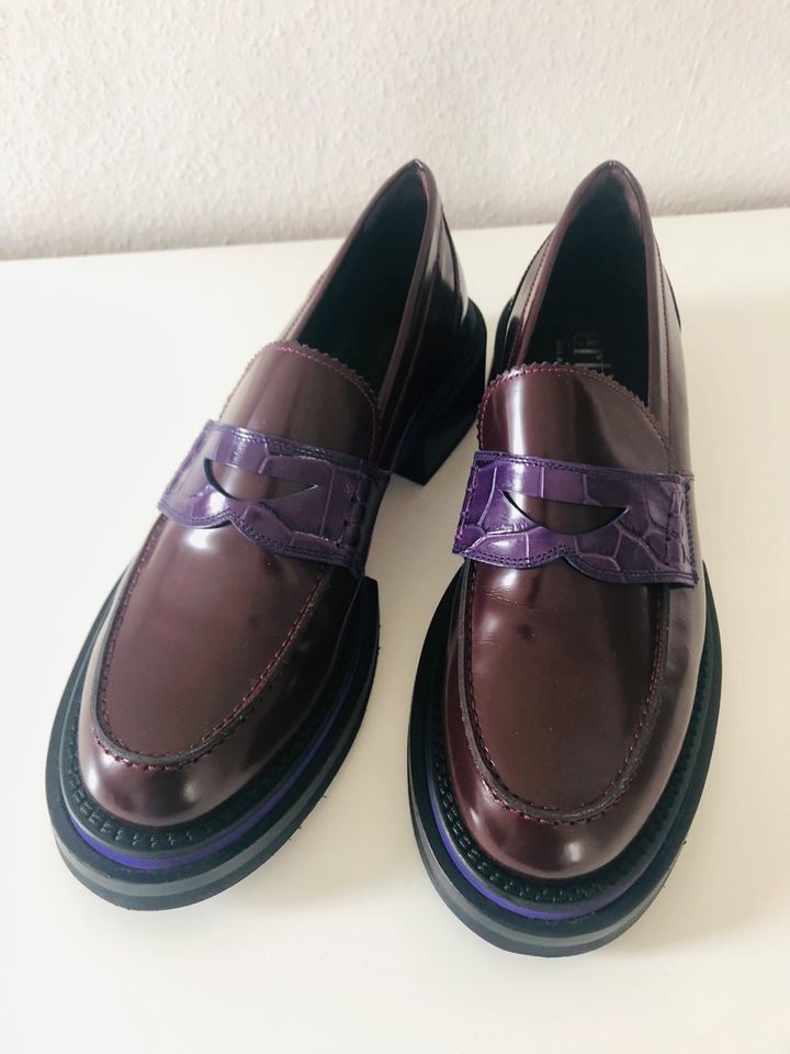 Pertini Penny Loafer Gr 40 statt 300 eur bordeaux in Ditzingen