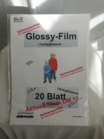 B&S Glossy-Film - Fotopapier - Drucker - 20 Blatt Düsseldorf - Lichtenbroich Vorschau