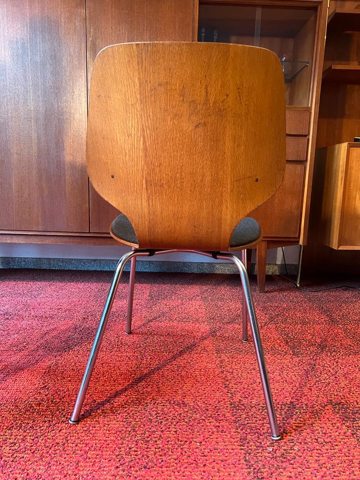 Space Age Stapelstühle Teak Stuhl 1970 Retro in Schorndorf