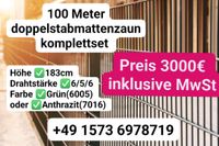 100 Meter doppelstabmattenzaun Set , 183cm, 6/5/6 Bielefeld - Bielefeld (Innenstadt) Vorschau