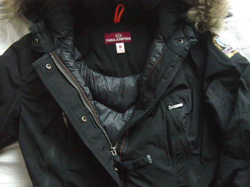 Parajumpers, Daunen Parka, Kurzmantel, Kapuze,schwarz,Gr.M,38 in München