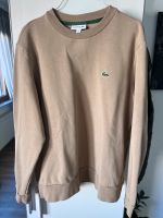 Lacoste Pullover L eher M, beige, hellbraun Hessen - Löhnberg Vorschau