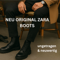 Original ZARA Herren Chunky Lace-Up Boots Mülheim - Köln Höhenhaus Vorschau