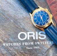 ORIS Wrist Alarm Herrenuhr in Edelstahl goldplattiert und Handauf Nordrhein-Westfalen - Mülheim (Ruhr) Vorschau