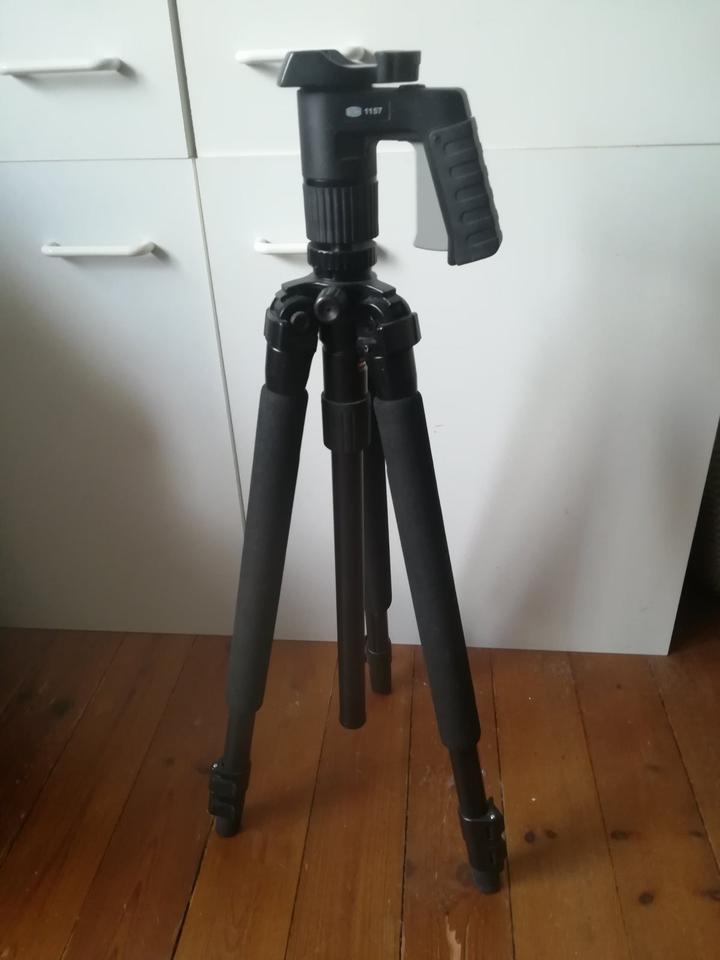 Stativ Slik Pro mit Bilora Auto Kugelgriff professional Tripod in Kiel