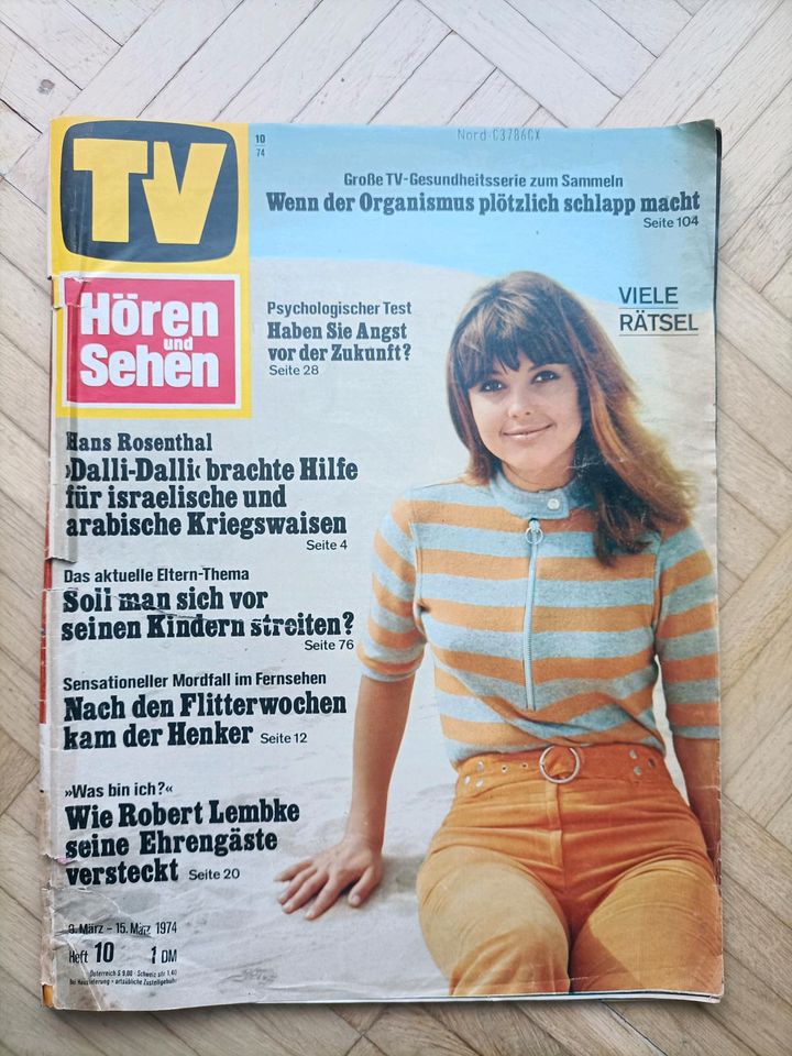 Programmzeitschrift TV Hören und Sehen Nr.10/1974 in Hannover