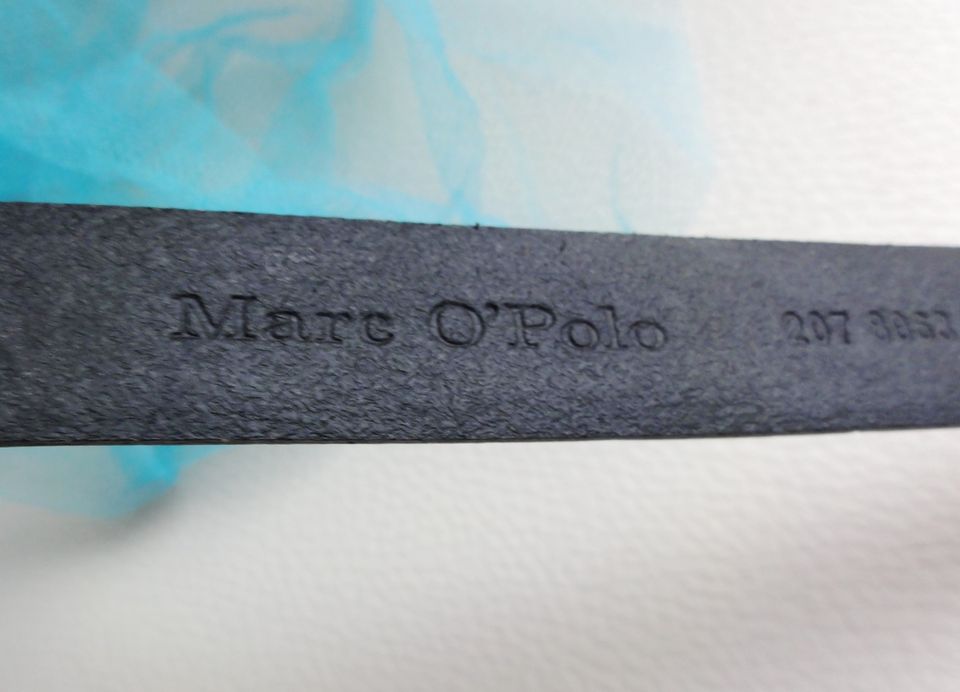 Marc O`Polo Damen LederGürtel Gürtel Leder 85 cm Schwarz Gold in Trier