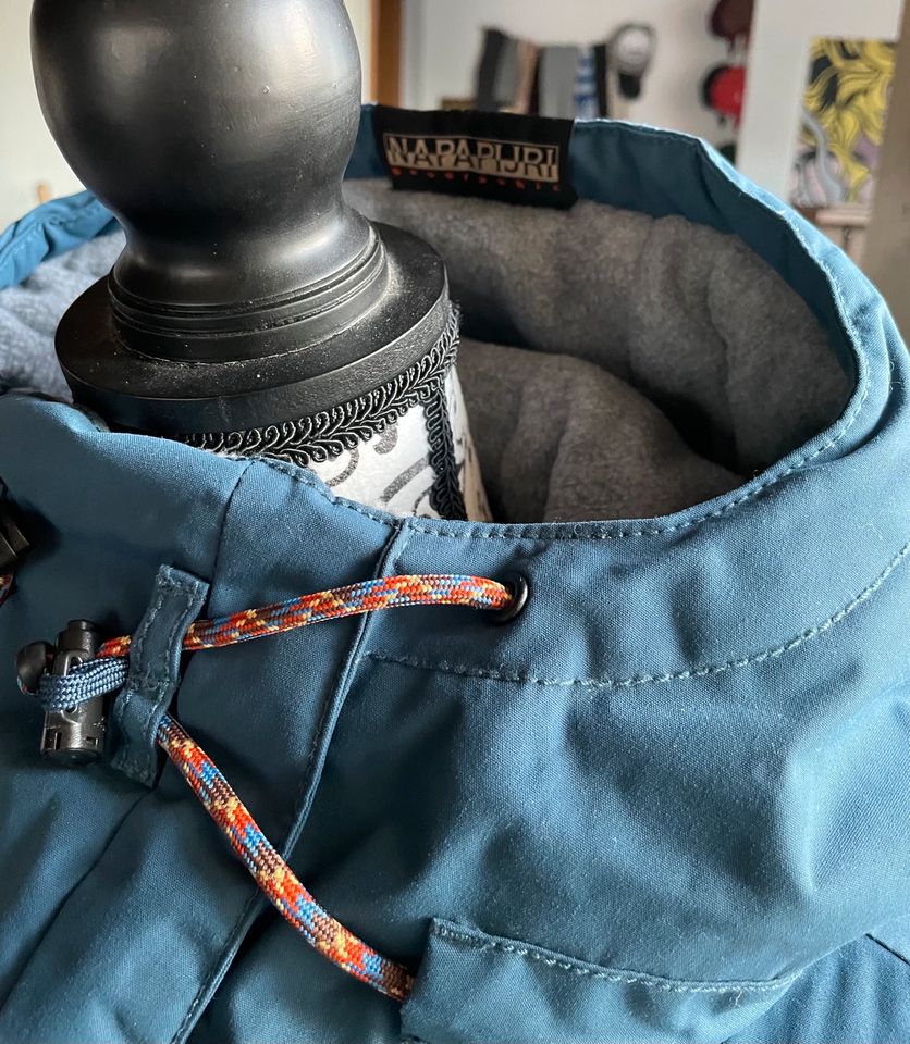 Napapijri Skidoo Lavaredo Jacke Skijacke Parka L/XL Herren Blau in Öhringen