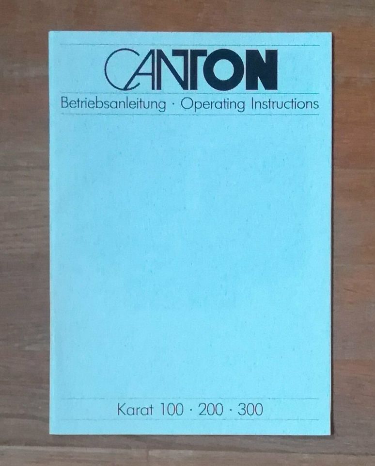 Lautsprecher Boxen Canton Karat 100 mit Telefunken Stereoanlage in Röthenbach
