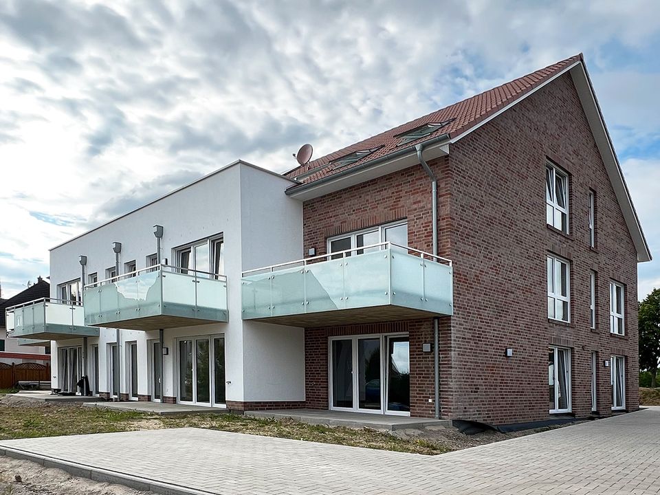 Neubauwohnung 3-Zimmer mit Balkon am Wiehengebirge in Lübbecke 