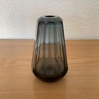 Vase Glas Moser ? Art Deco Stil Facetten Grau Rauchglas 16 cm! Nordrhein-Westfalen - Velbert Vorschau
