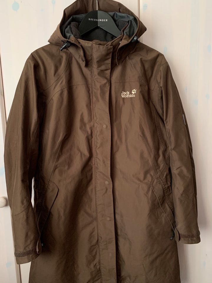 Jack Wolfskin L Parka Braun Regenmantel Regenjacke Jacke Übergang in Essen