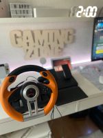 Gaming PC Lenkrad drift o.z mit Pedale Baden-Württemberg - Rheinstetten Vorschau