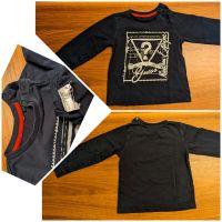 Longsleeve dunkelblau mit Aufdruck Gr. 92 Baden-Württemberg - Kernen im Remstal Vorschau