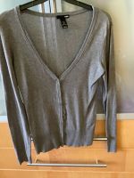 H&M Strickjacke Damen grau S Sendling - Obersendling Vorschau