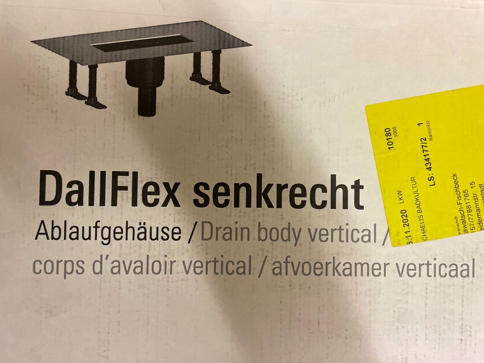 DallFlex senkrecht 7000786054 Ablaufgehäuse in Bischbrunn