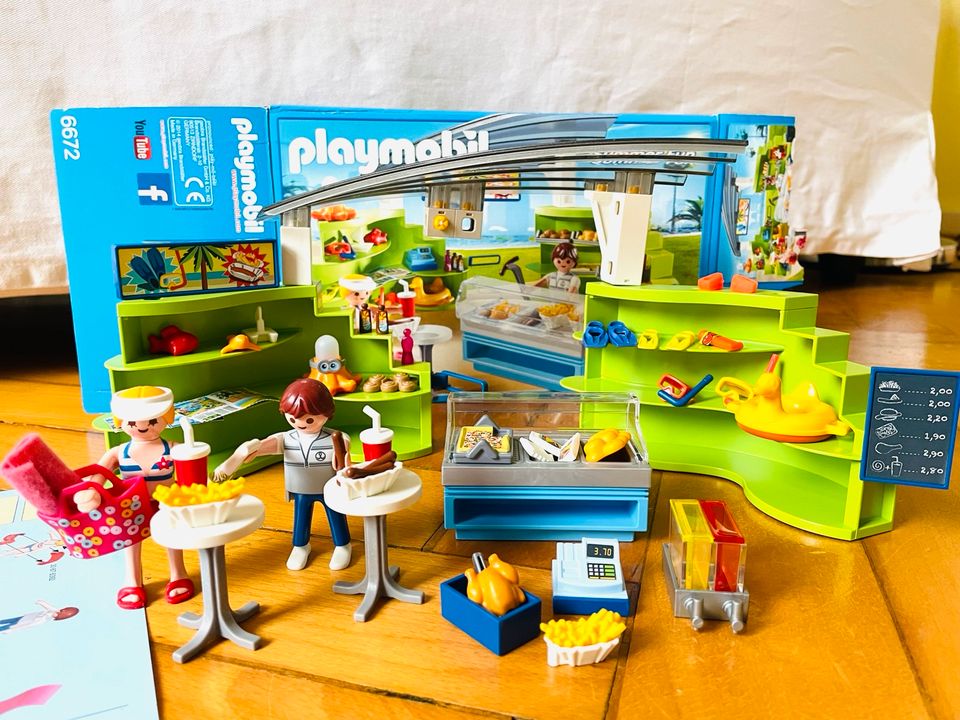 Playmobil 6672 Summer Sommer Strand Imbiss Shop  *komplett* in Kiel