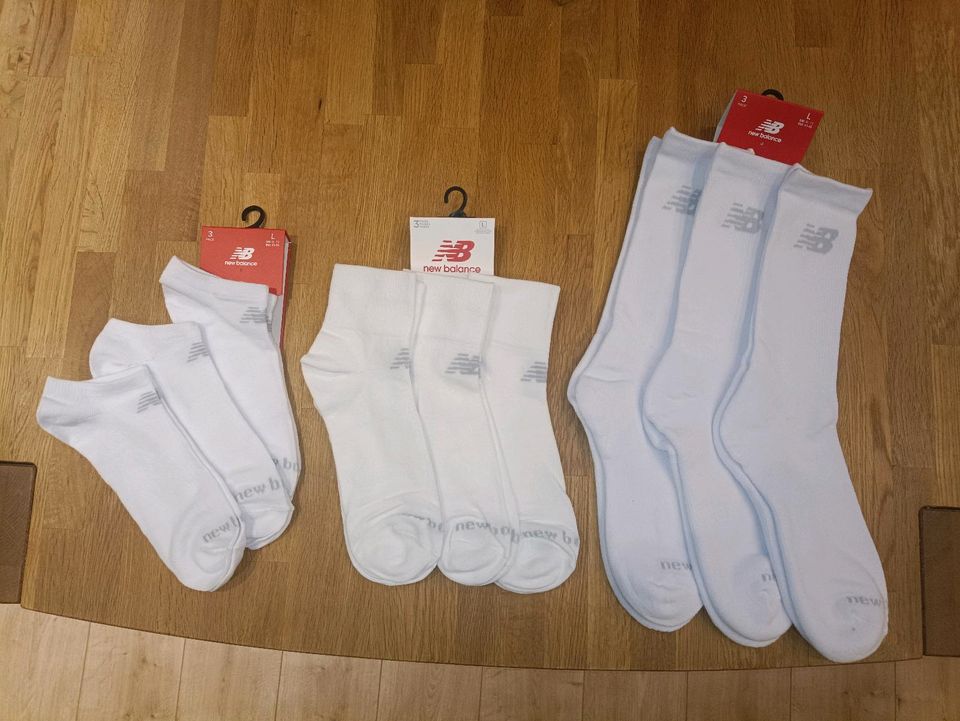 9 Paar New Balance Socken Gr. 43-46 Neu! in Suhl