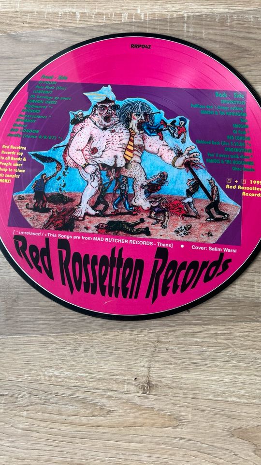 Punk LP Sammlung Vinyl Schallplatten Crass Brieftauben Punkrock in Graben (Lechfeld)