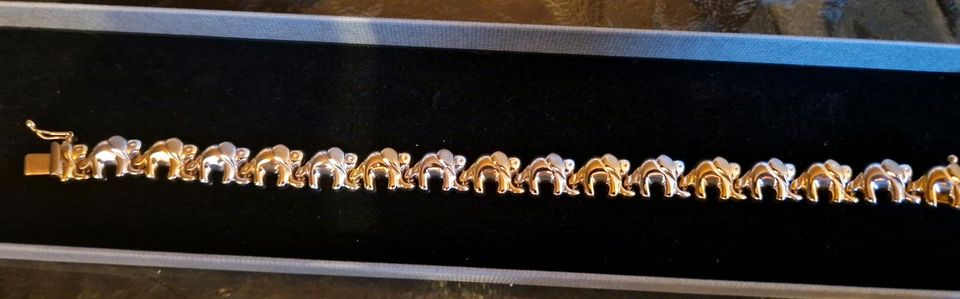 Highlight! Armband aus 585er Gold mit Elefanten! in Bielefeld
