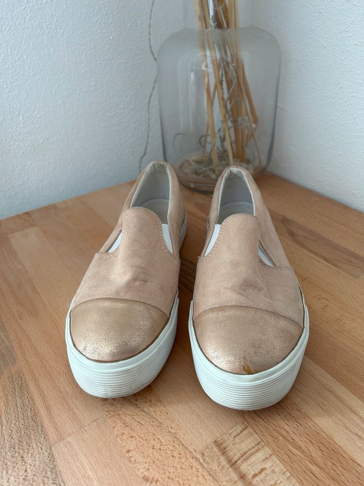 Pull & Beat, Loafer Schuhe, 40, Rosa mit Glitzer in Backnang