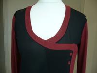 Only Damen Langarm T-Shirt Knopf Bluse Hemd Top Pullover M 38 Rot Nordrhein-Westfalen - Paderborn Vorschau