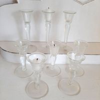 8 Kerzenständer Glas Hochzeit Konfirmation Kommunion Geburtstag Niedersachsen - Osterholz-Scharmbeck Vorschau