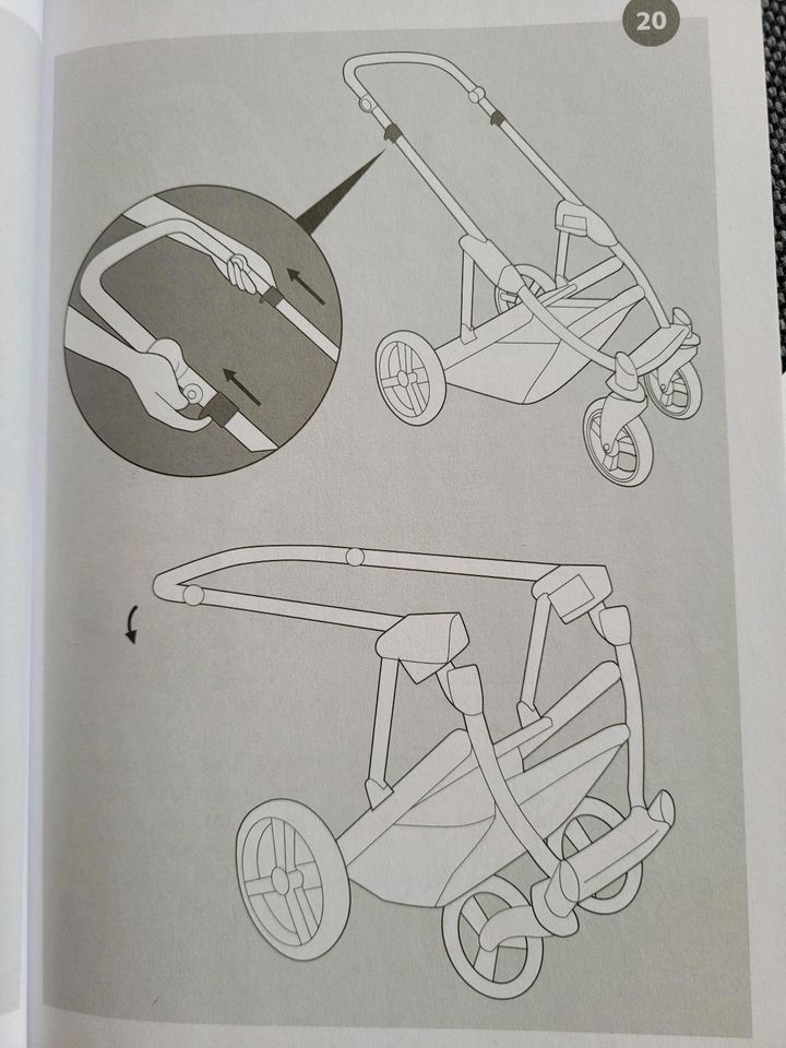 2 in 1: Kinderwagen/Buggy - klappbar in Berlin