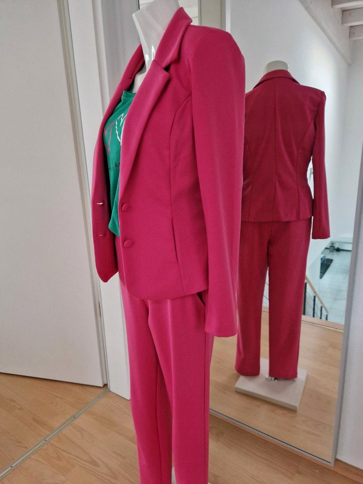 Soyaconcept - Anzug - Blazer + Hose Gr. XS / S pink in Bühl