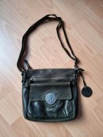 Neuwertige Handtasche dunkelgrün Leder von 2nd Harbour Nordrhein-Westfalen - Heiligenhaus Vorschau