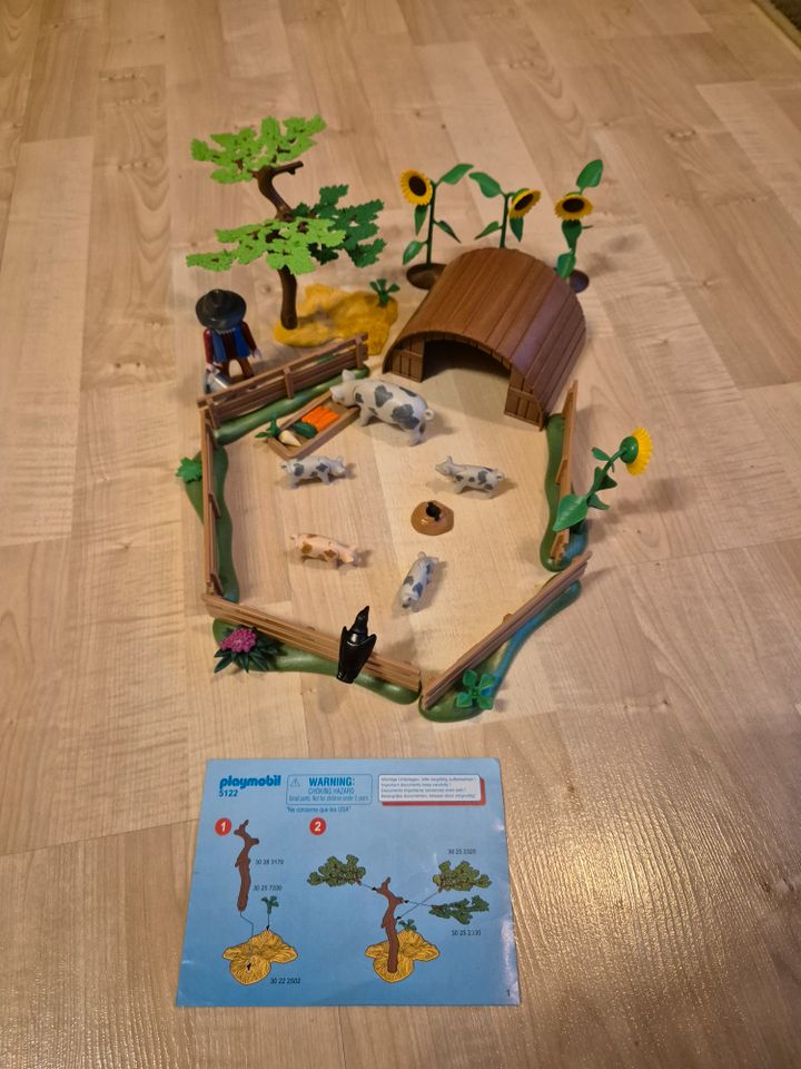 Playmobil 5122 Fleckschweine + 5123 Hasengehege in Gleichen