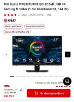 Msi Optix MP321URDE GAMING Monitor QD 32 Zoll UHD nagelneu München - Ramersdorf-Perlach Vorschau