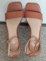 stylische .Sandalette/Pumps, ,eleg., Blockabs., cognac, 38/39 NEU Bayern - Gröbenzell Vorschau