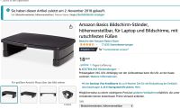 Amazon Basics Bildschirm-Ständer, höhenverstellbar Baden-Württemberg - Rottweil Vorschau