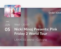 2× Nicki Minaj Pink Friday 2 World Tour Tickets Nordrhein-Westfalen - Mönchengladbach Vorschau