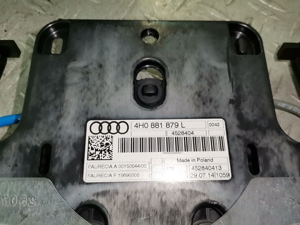 Audi A8 D4 4H Sitzsteuergerät Montageplatte 4H0907182H in Gelsenkirchen