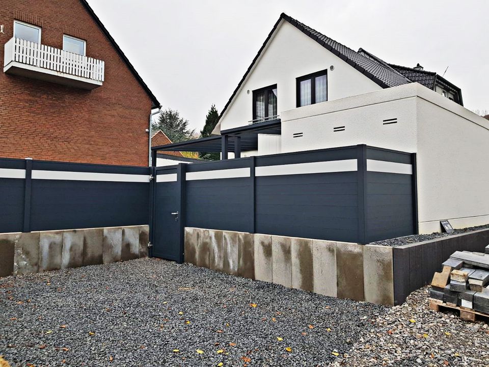 Sonderpreis ! Gartenzaun  Aluminium Sichtschutzzaun Aluzaun in Grevenbroich