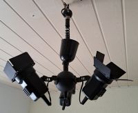 Lampe/ Deckenlampe/ Hängelampe/Studiolampe schwarz 3-Strahler Thüringen - Kölleda Vorschau