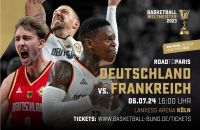 SUCHE 5 Tickets Deutschland - Frankreich Basketball 6.7.24 Hessen - Schwalmtal Vorschau