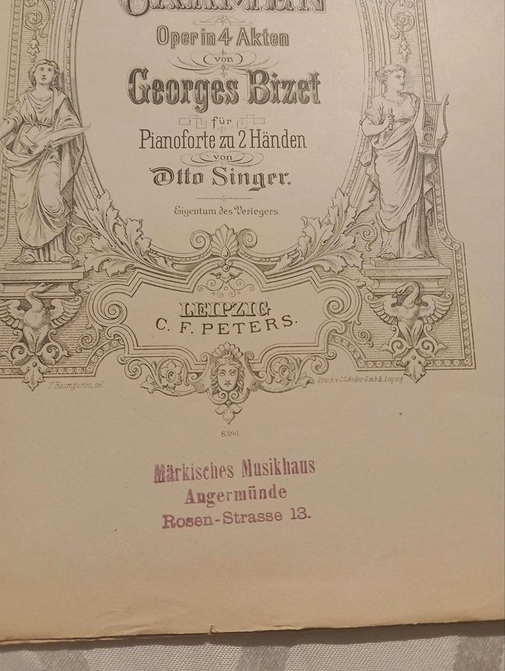 Georges Bizet - Carmen-Phantasie: Klavier zu 2 Händen in Bremen