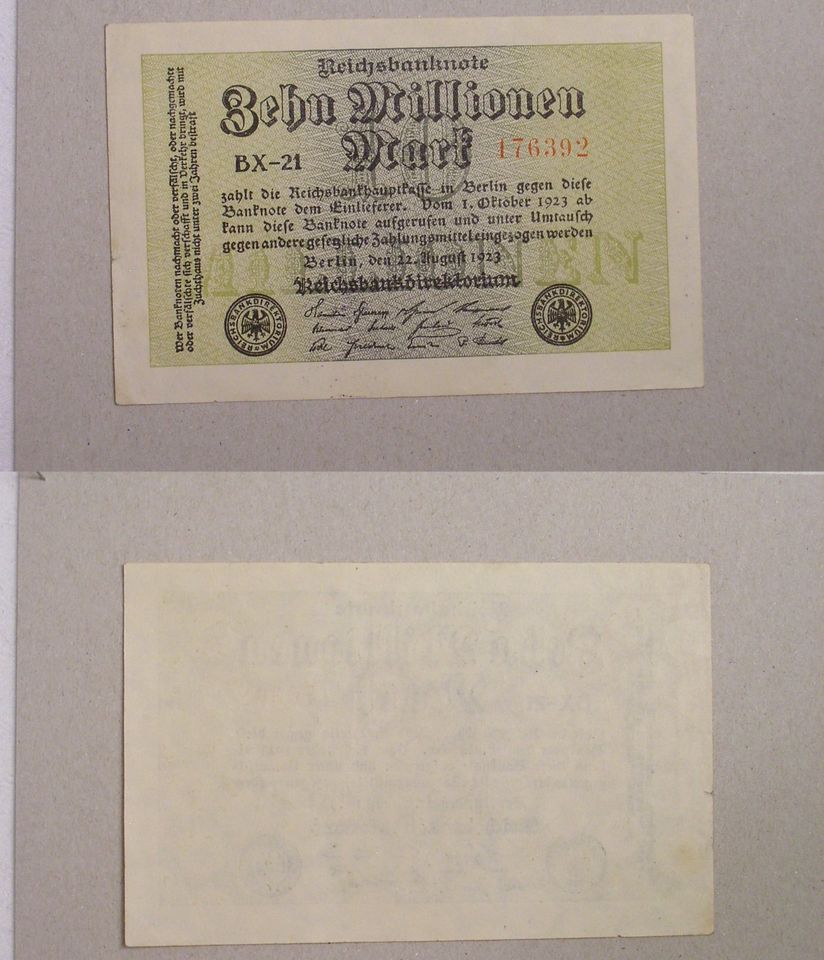 Dachboden 3 Inflation Banknoten Geldscheine 20er Jahre - TemRum5 in Berlin