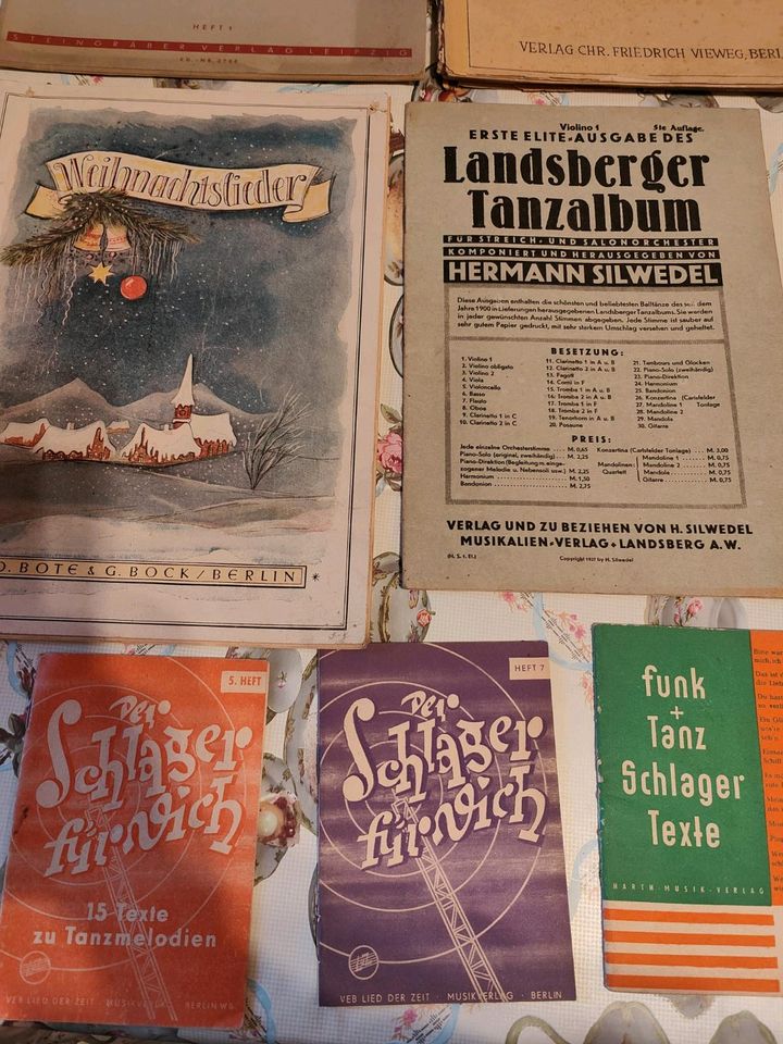 Geigen und Musikschule Landsberger Tanzalbum usw Vintage in Demitz-Thumitz