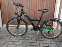 Kinderfahrrad 24" schwarz/grün gebraucht Bayern - Großheirath Vorschau