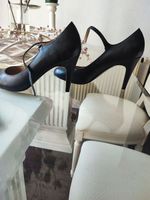 Pier One Mary Jane Pumps Gr. 39 schwarz Leder, Absatz 9,5 cm Brandenburg - Falkensee Vorschau