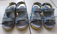 1x Sandalen Gr.34 Geox grau neongelb Zwillinge Baden-Württemberg - Oberkochen Vorschau