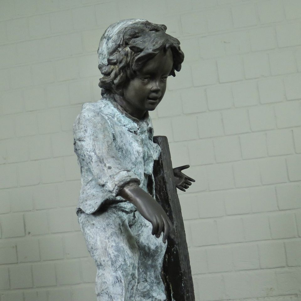 Skulptur Dekoration Kinder Bronze 1,06 m in Nordhorn