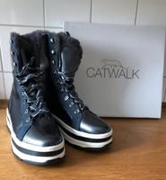 CATWALK Damenstiefel Schnürstiefel Boots Gr 40  Blau Wandsbek - Hamburg Marienthal Vorschau