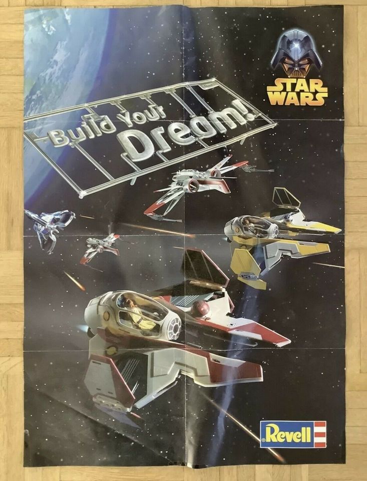 »STAR WARS/Revell« original Vintage Poster-2005-Build Your Dream in Hunderdorf